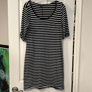 Super Cute Striped Dress 3/4 Sleeve